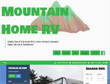 Tablet Screenshot of mountainhomerv.com